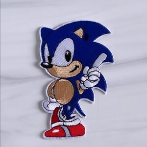 Sonic Hedgehog Embroidered Patch